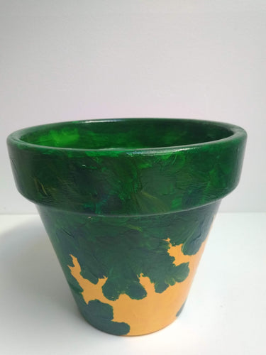 Handbemalter Blumentopf, in mehreren Größen und Farben erhältlich