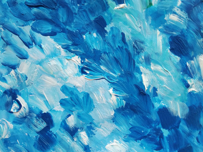 MITTEN IM OZEAN – AGNES IGNACZ Wandkunst 