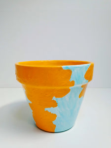 Hand-painted Plant Pot, multiple sizes and colours available