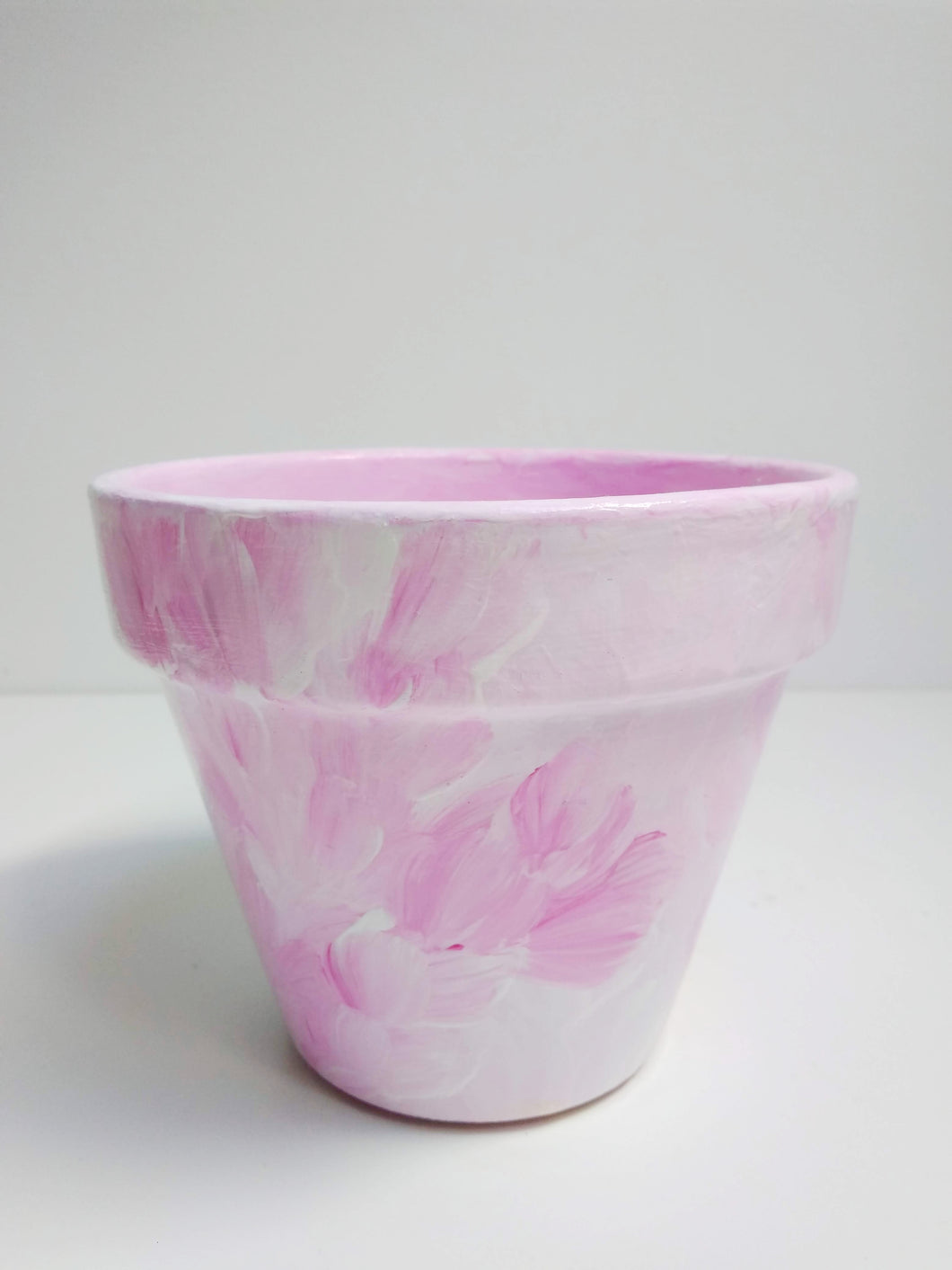 Handbemalter Blumentopf, in mehreren Größen und Farben erhältlich